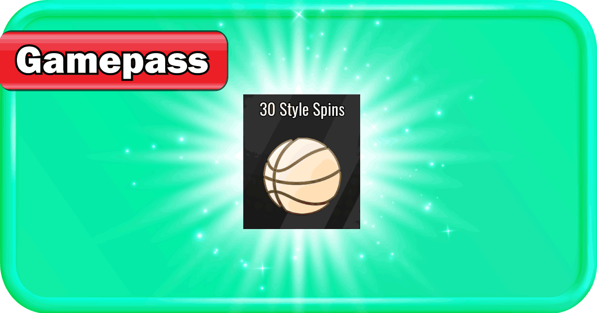 30 STYLE SPIN BASKETBALL