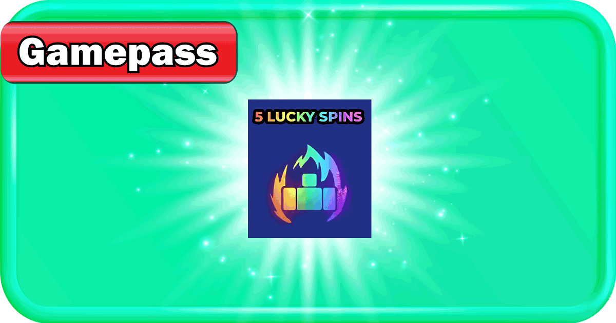 5 LUCKY FLOW SPIN BLUE LOCK