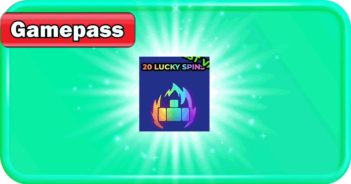 20 LUCKY FLOW SPIN BLUE LOCK