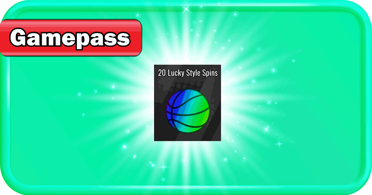 20 LUCKY STYLE SPIN BASKETBALL