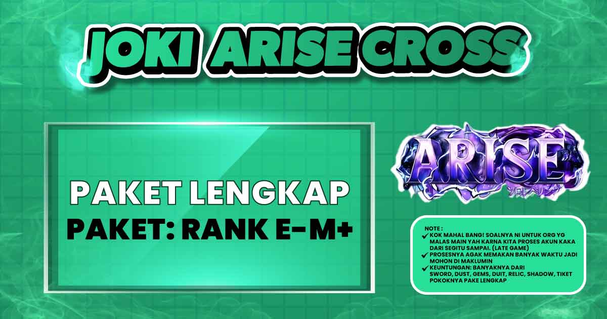 PAKET RANK E-M+ ARISECROSS