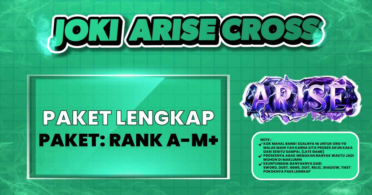 PAKET RANK A-M+ ARISECROSS