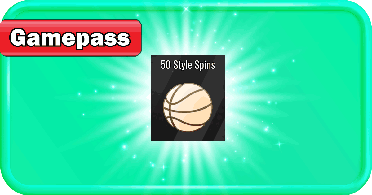 50 STYLE SPIN BASKETBALL
