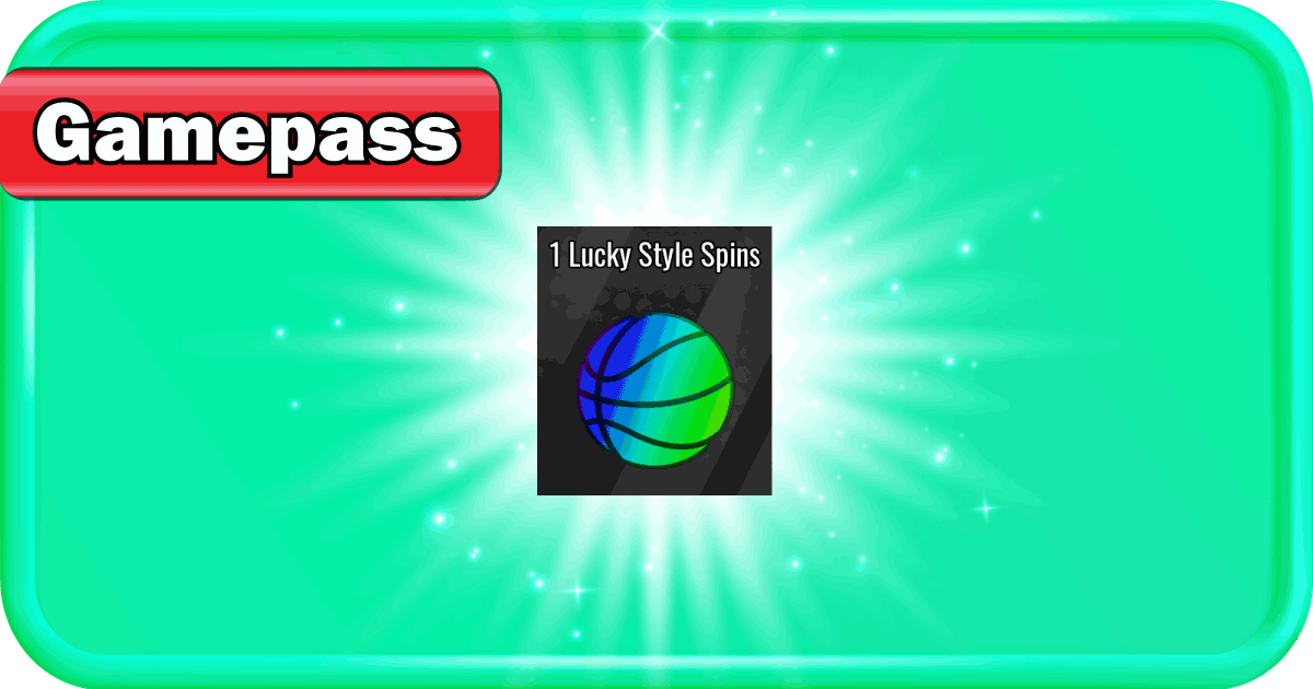 1 LUCKY STYLE SPIN BASKETBALL